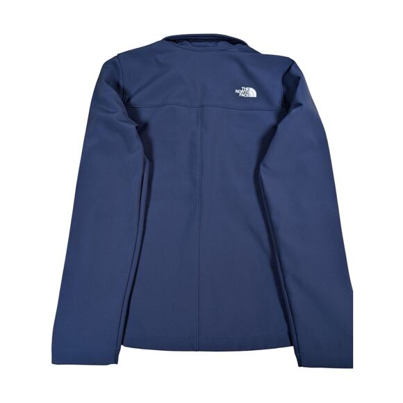 THE NORTH FACE Windwall Women’s S/P Fleece Lined Softshell Jacket Navy Blue - Picture 2 of 10